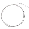 Silver Double Layer Bracele