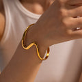 Minimalist S-Shaped Bracelet