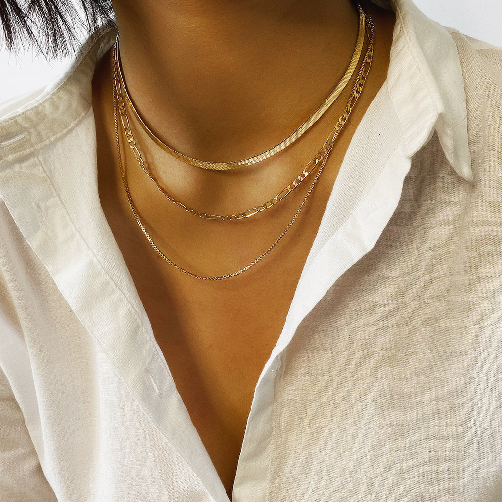 Snake Bone Chain Necklace
