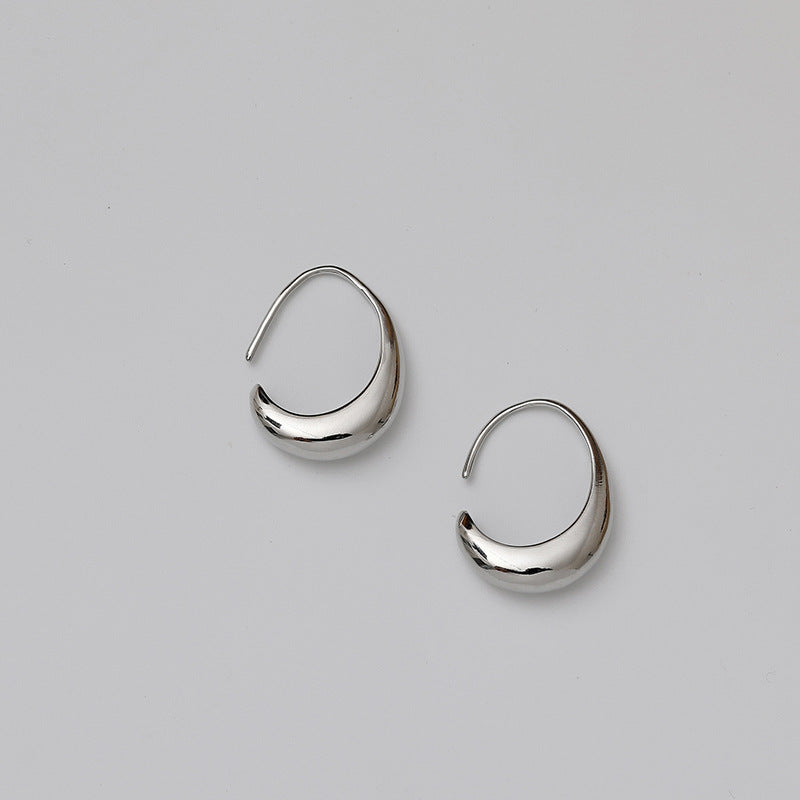 14K Gold-Plated Water Drop Hoop Earrings