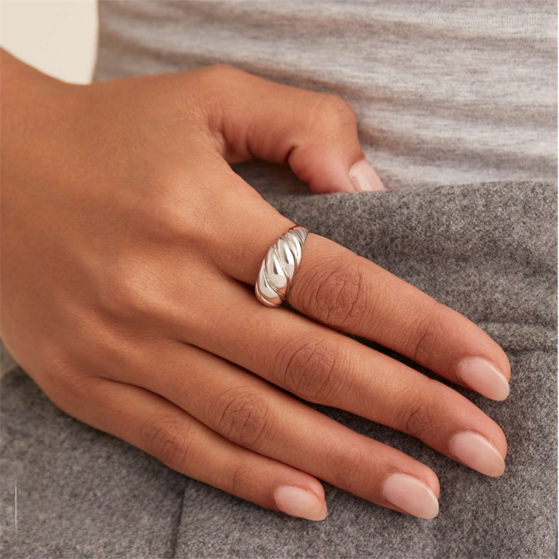 EMANCO Stainless Steel Gold-Plated Ring