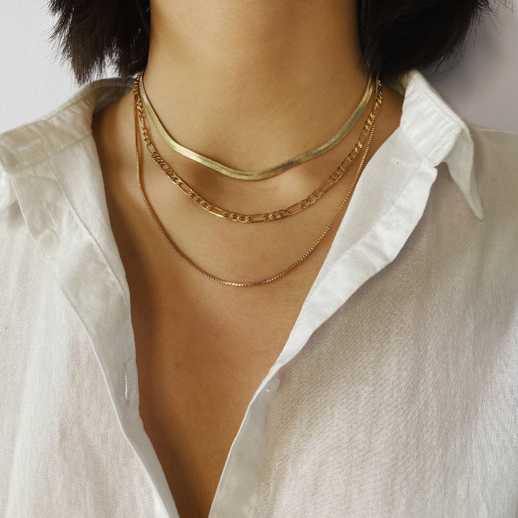 Snake Bone Chain Necklace