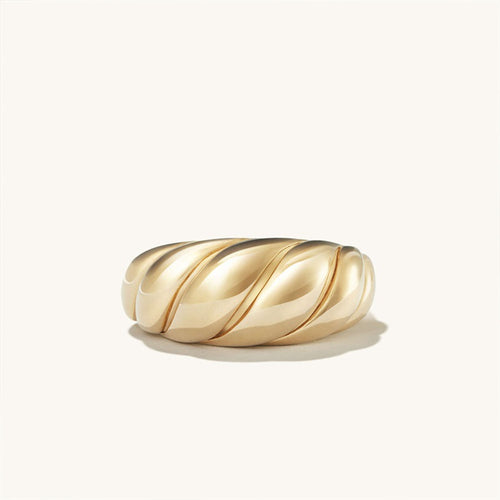 EMANCO Stainless Steel Gold-Plated Ring